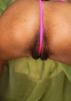 Hairy black model Dollie takes off her bikini, Dollie (dol007) ATK Natural & Hairy: Dollie (Hairy black model Dollie takes off her bikini)