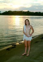 Stoney loves a little nudism and shows off her body during a sunset, Stoney (sto001) ATK Archives: Stoney (Stoney loves a little nudism and shows off her body during a sunset)